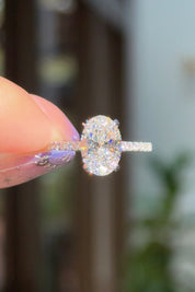 2.02ct D-VS1 Oval Lab Diamond Alice