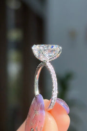 3.50ct F-VS1 Oval Lab Diamond Samantha