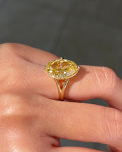 7.56ct FVY-VS2 Oval Lab Diamond Patty