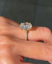 4.04ct F-VS1 Oval Lab Diamond Isabela