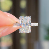 4.08ct D-VS1 Radiant Lab Diamond Stephanie
