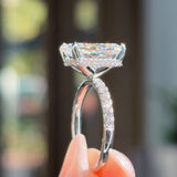 4.08ct D-VS1 Radiant Lab Diamond Stephanie