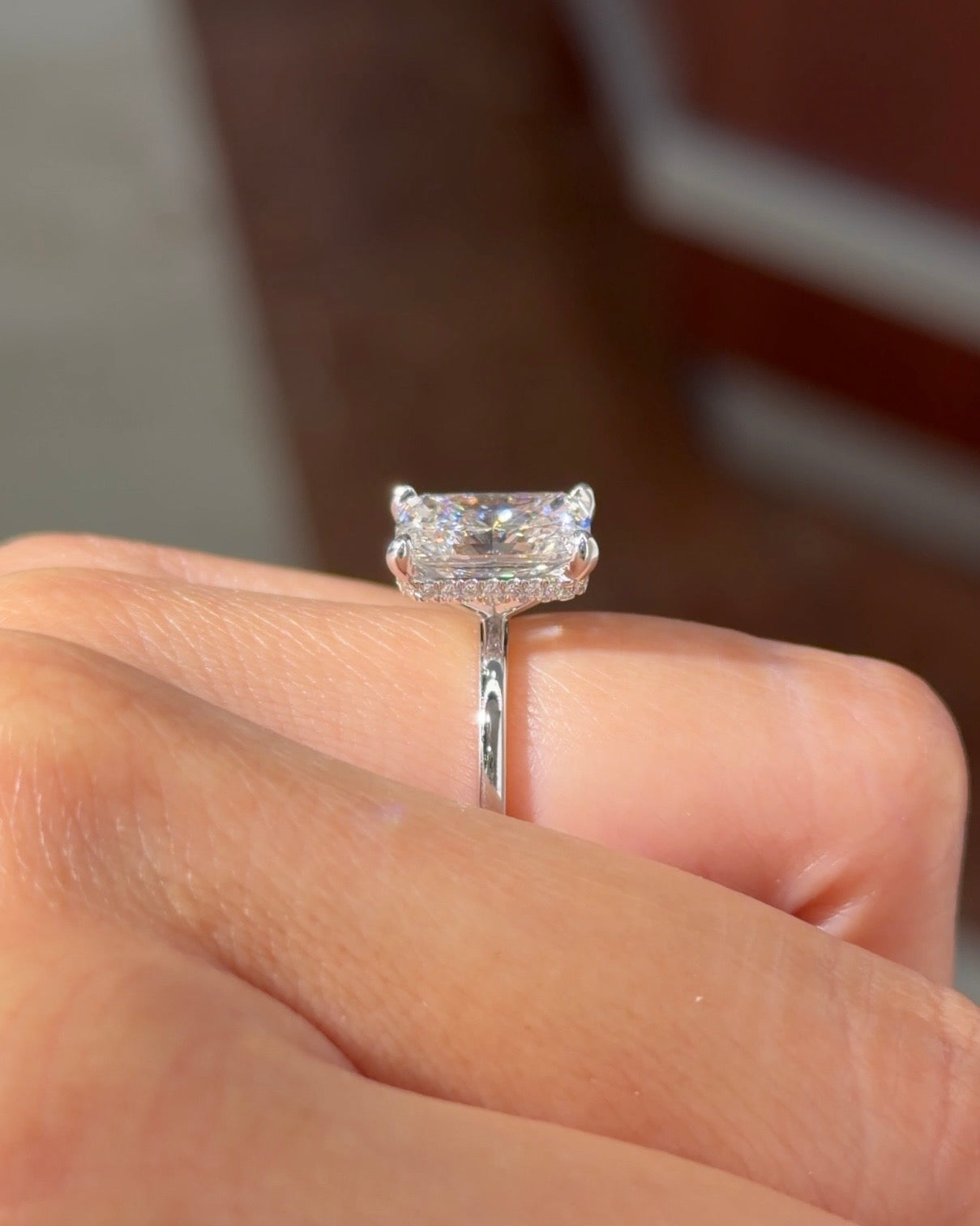 3.02ct E-VVS2 Radiant Lab Diamond Stephanie