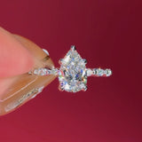 1.50ct D-VS1 Pear Lab Diamond Rei