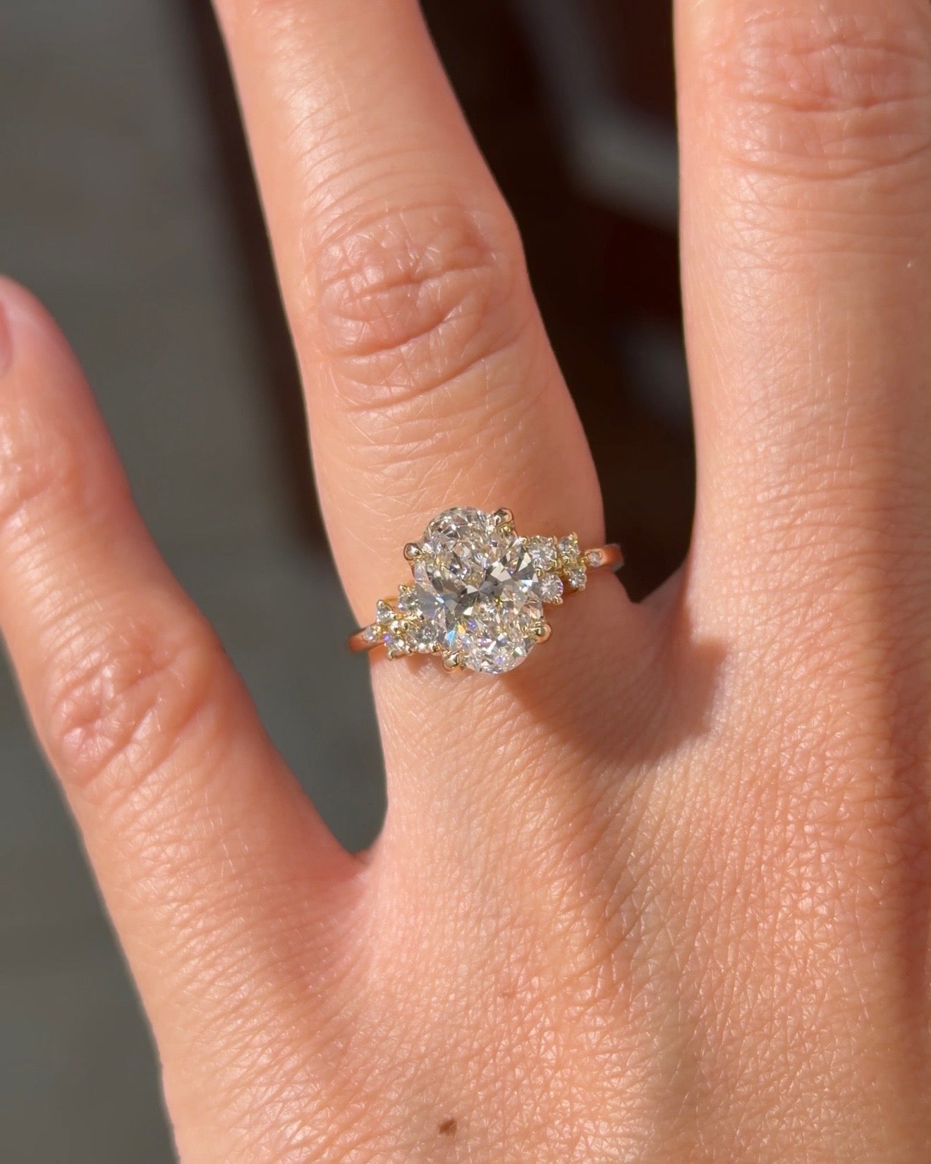 2.21ct E-VVS2 Oval Lab Diamond Nova