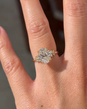 2.21ct E-VVS2 Oval Lab Diamond Nova