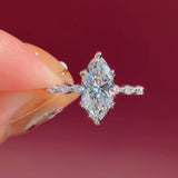2.03ct D-VS1 Marquise Lab Diamond Rei