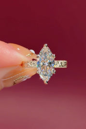 3.01ct D-VS1 Marquise Lab Diamond Kai