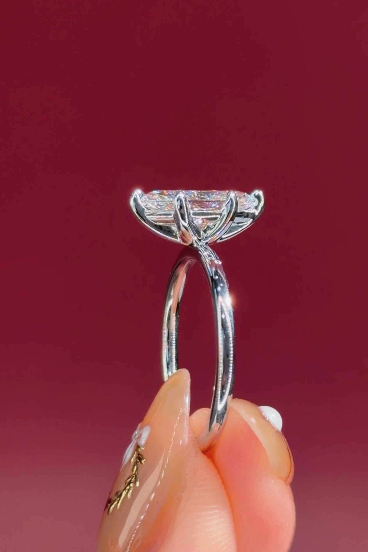 1.53ct D-VS1 Marquise Lab Diamond Leah