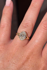 3.04ct D-VS1 Oval Lab Diamond Tanya