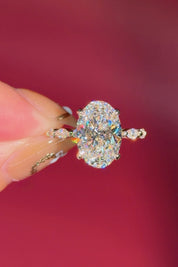 4.05ct E-VVS2 Oval Lab Diamond Rei