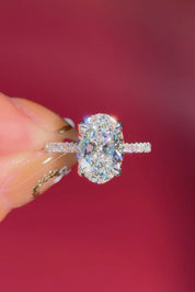 3.04ct D-VS1 Oval Lab Diamond Isabela
