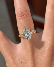 3.09ct F-VVS2 Marquise Lab Diamond Cecelia