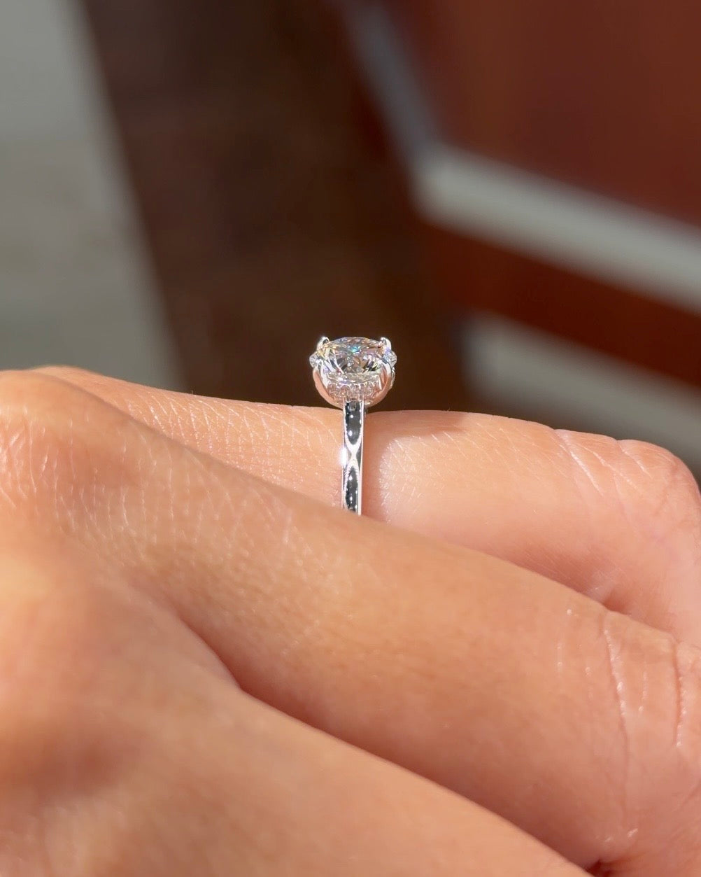 1.22ct D-VS1 Round Lab Diamond Alice