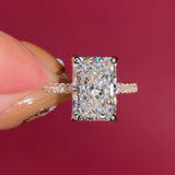 5.01ct E-VS1 Radiant Lab Diamond Alice