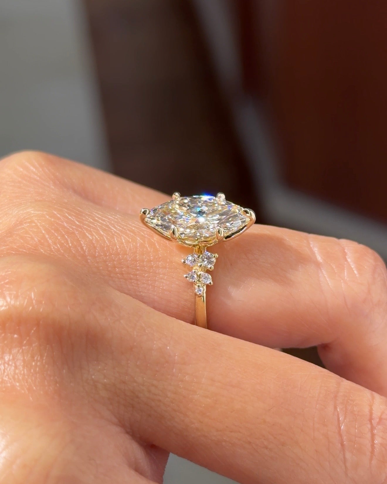 3.04ct F-VVS2 Marquise Lab Diamond Nova