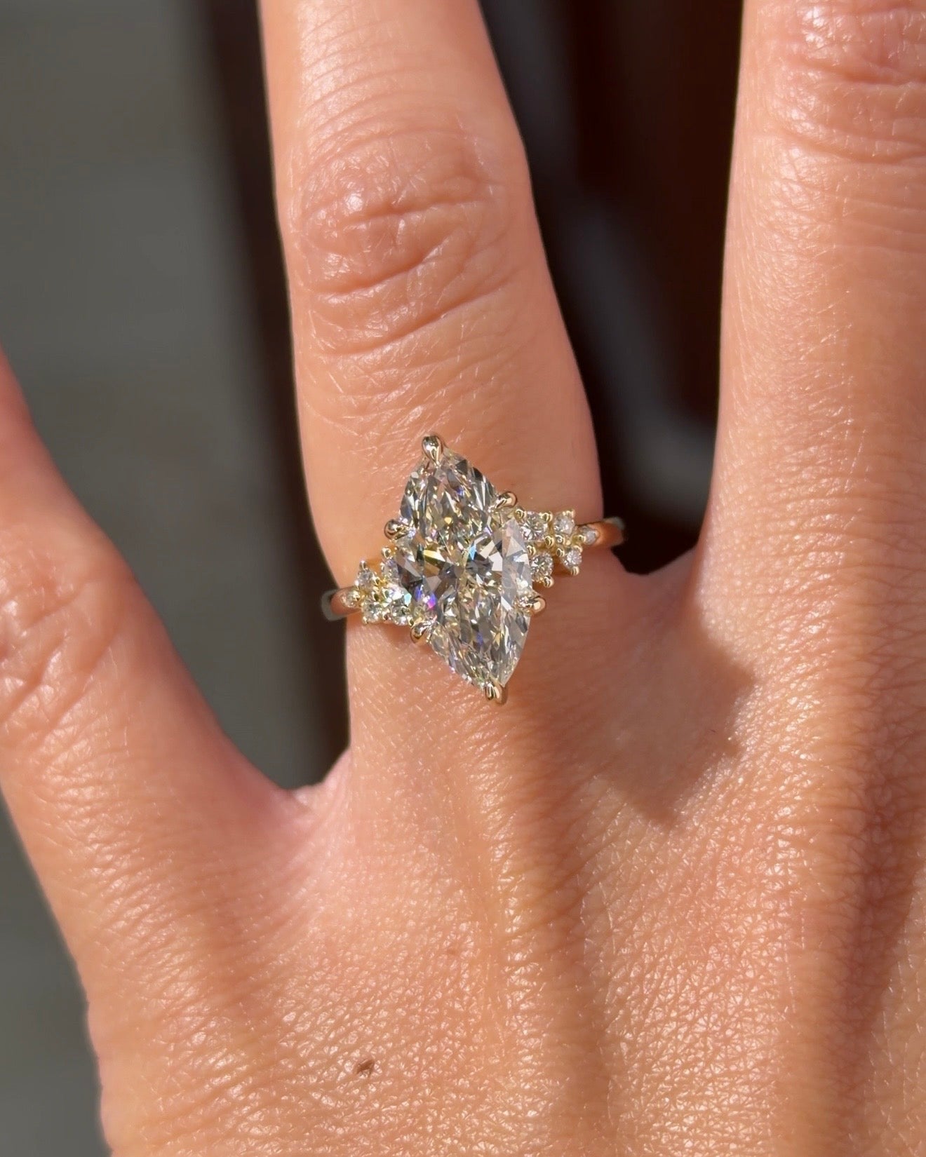 3.04ct F-VVS2 Marquise Lab Diamond Nova