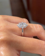 1.10ct D-VVS2 Marquise Lab Diamond Duchess