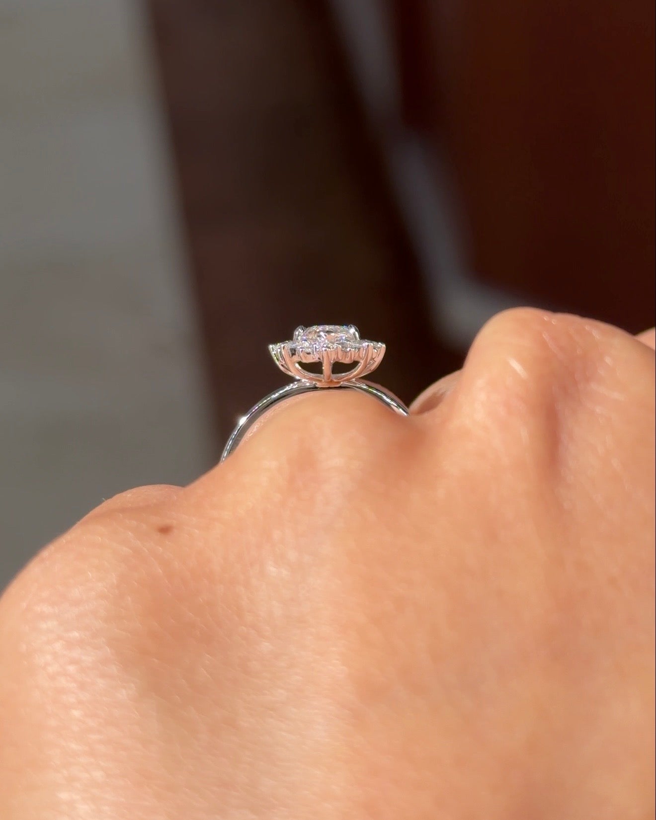 1.10ct D-VVS2 Marquise Lab Diamond Duchess