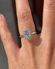 1.10ct D-VVS2 Marquise Lab Diamond Duchess