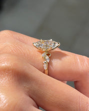 3.06ct F-VS1 Marquise Lab Diamond Cecelia