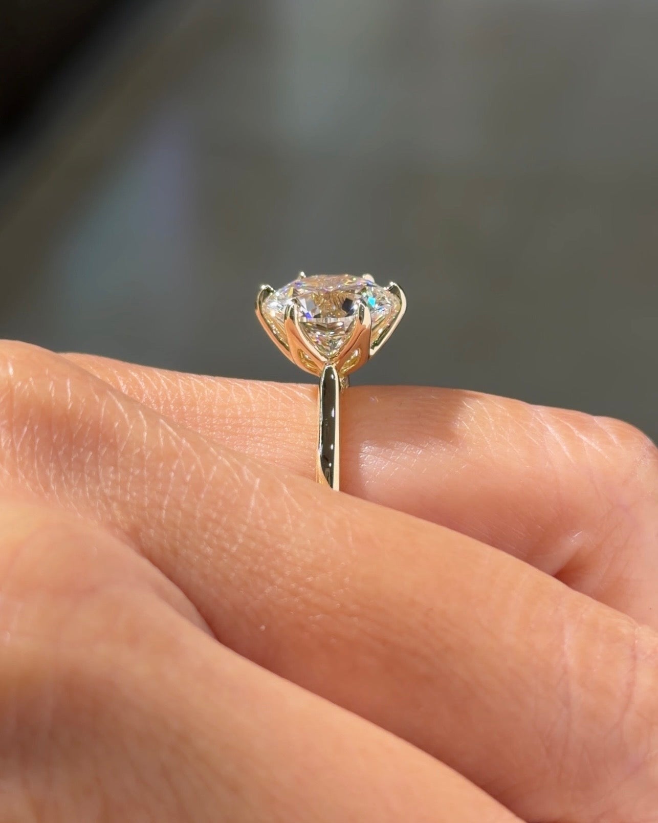 5.03ct E-VS1 Round Lab Diamond Hana