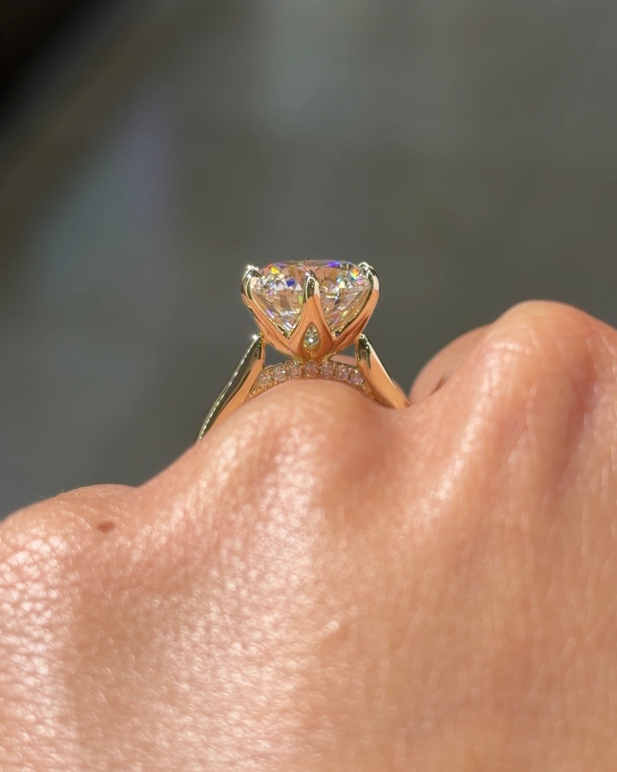 5.03ct E-VS1 Round Lab Diamond Hana