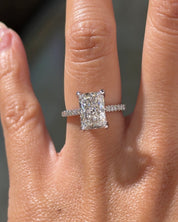 3.07ct E-VS1 Radiant Lab Diamond Isabela