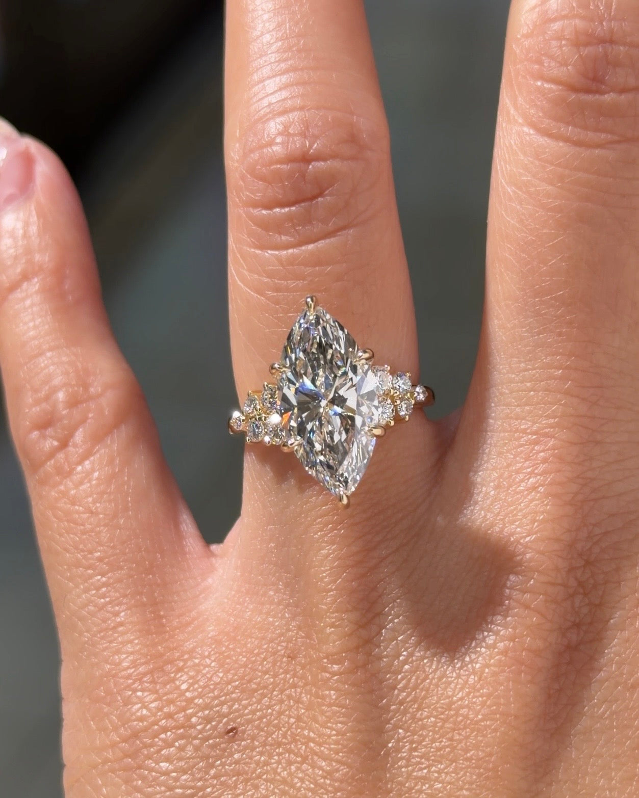 5.04ct F-VS1 Marquise Lab Diamond Supernova