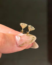 2.06ct Round Diamond Caraline Studs | Push-Backs | 14K Yellow Gold