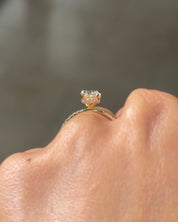 1.27ct D-VVS2 Oval Lab Diamond Stephanie