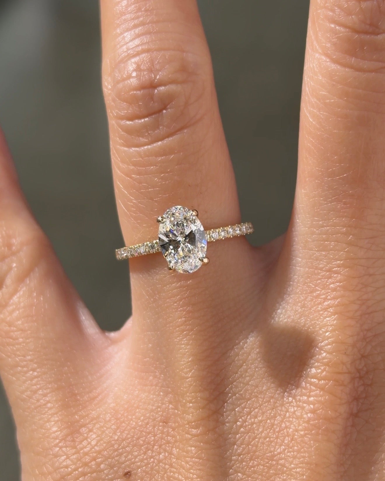 1.27ct D-VVS2 Oval Lab Diamond Stephanie