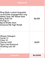 Deposit for Mackenzie Conerly's Custom Ring (8/23/26-CS)