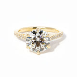 3.02ct D-VS1 Round Lab Diamond Isabela