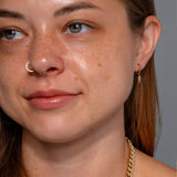 Yellow Gold Kite Drop Huggies