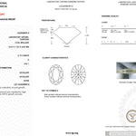 Laboratory-grown diamond report with grading details and IGI logo.