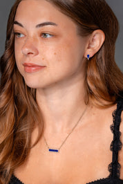 Blue Lapis Kite Earrings