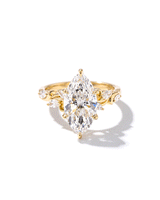 3.06ct F-VS1 Marquise Lab Diamond Cecelia