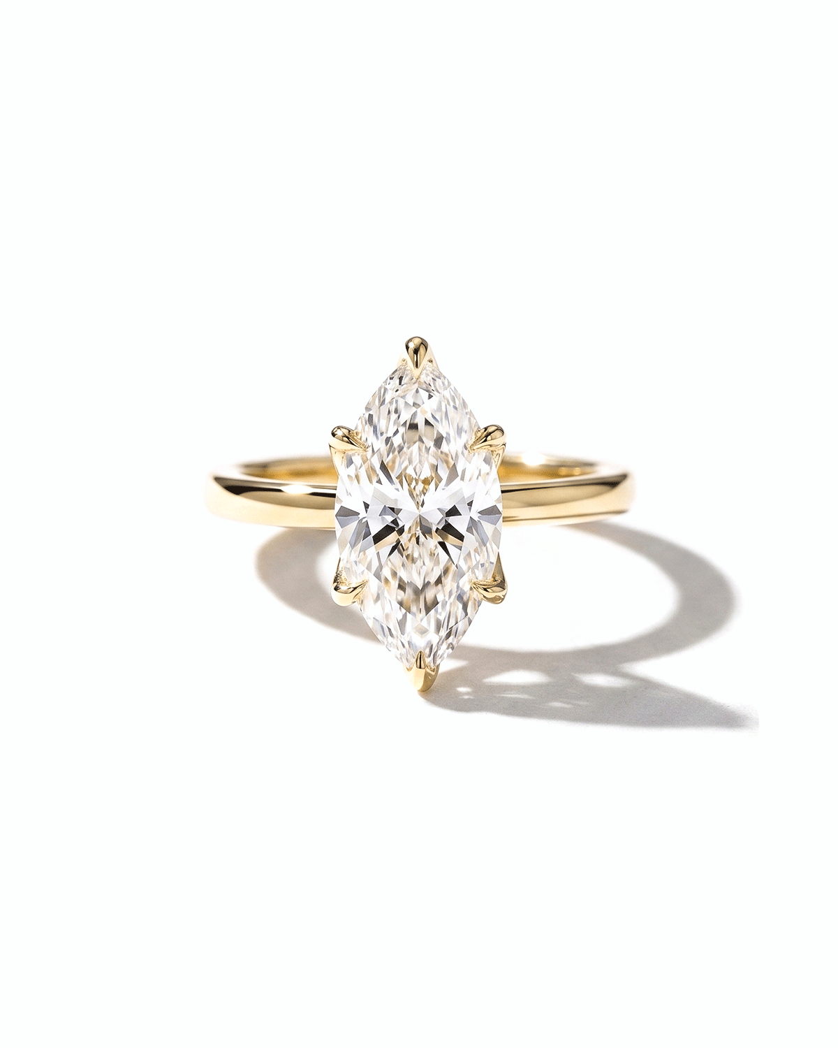 3.04ct E-VVS2 Marquise Lab Diamond Samantha