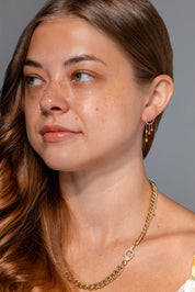 Moon & Star Diamond Drip Earrings