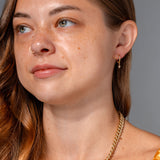 Yellow Gold North Star Huggies