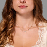 Opal & Diamond Drip Necklace