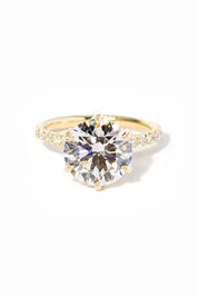4.00ct D-VS1 Round Lab Diamond Samantha