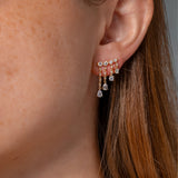 Yellow Gold Sarah Diamond Earrings