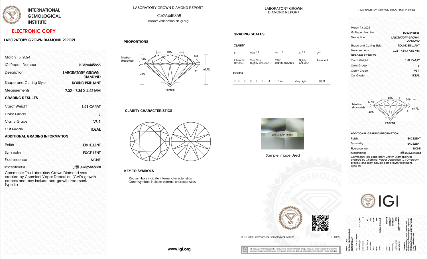 3.05ct E-VS1 Round Lab Diamond Caraline Studs