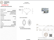 1.00ct D-VS1 Marquise Lab Diamond Nova