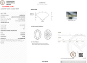 3.04 Carat D-VS1 Oval Lab Grown Diamond - IGI (#120091)