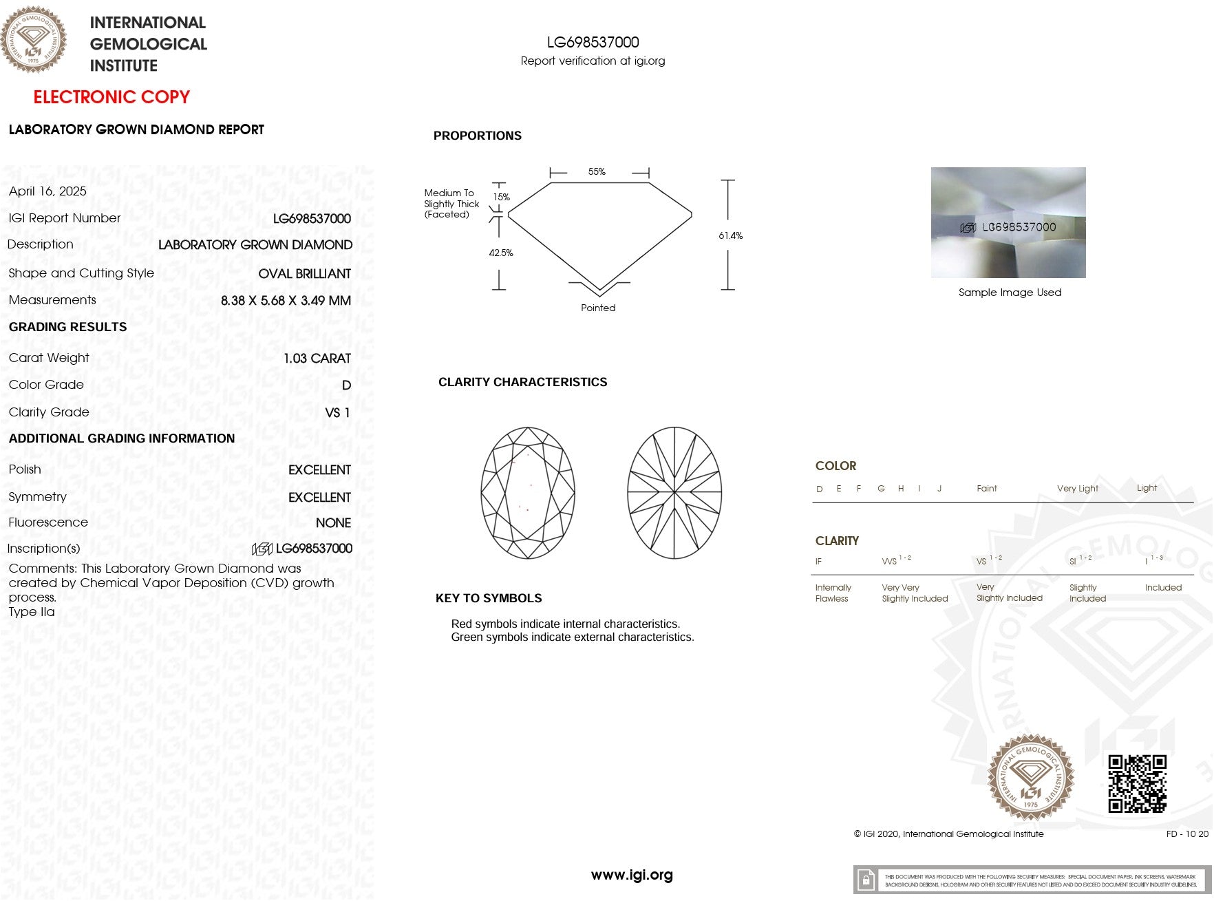 1ct Oval Lab Diamond Nova