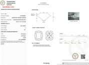 3.05ct E-VS1 Cushion Lab Diamond Double Claw Alice