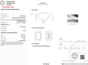5.01ct F-VVS2 Radiant Lab Diamond Stephanie